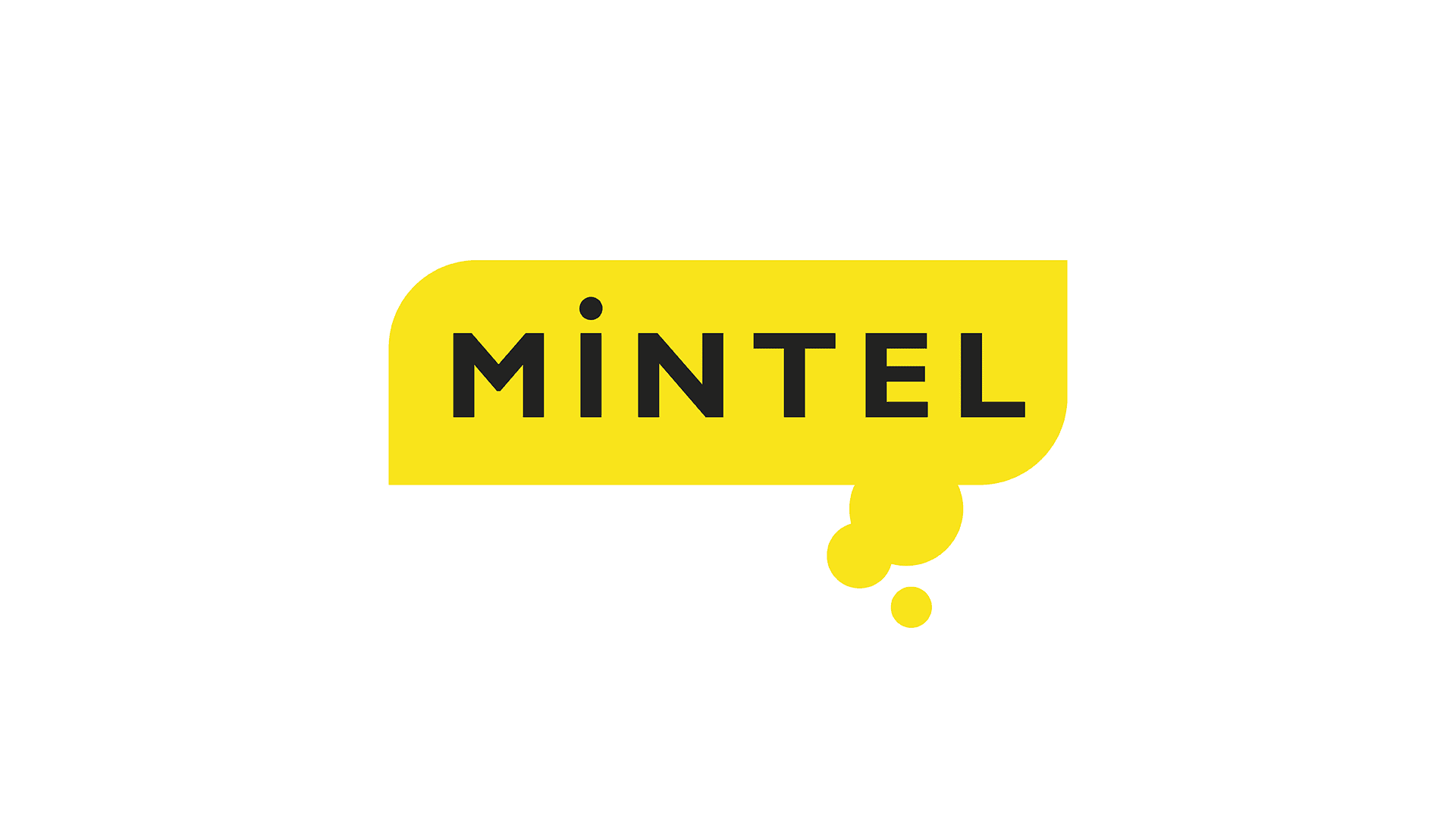 The Mintel logo in black text inside a yellow thought bubble